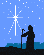Le Berger voyant l'étoile annonçant la naissance de Jésus-Christ - The Shepherd seeing star announcing the birth of Jesus Christ !