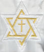 Nouveau Logo 2002 = > L'Étoile de David + la Croix Or & Argent + Huit à l'horizontal (Ce qui représente un groupe de chrétien au pied de la croix afin de tout renforcer)